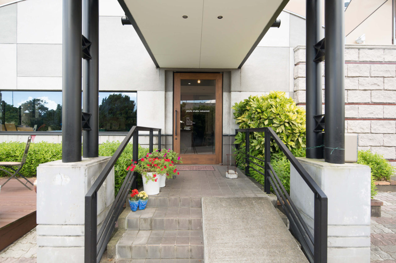 中西写真館エントランス改修